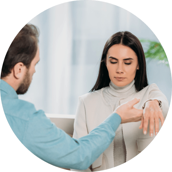 Woman In Hypnotheraphy Session — Plume Consulting Hypnotherapist in Western Sydney